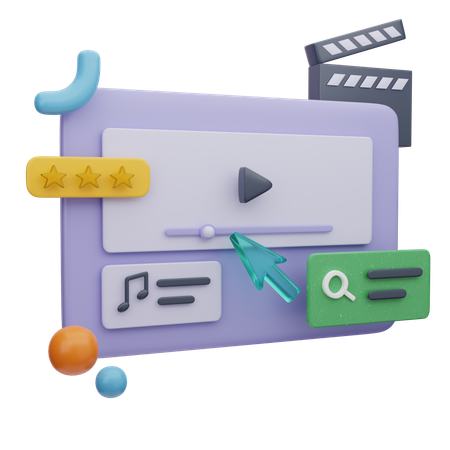 Online-Video-Editor  3D Icon