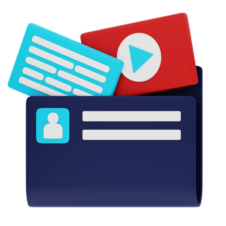 Online Video Presentation  3D Icon