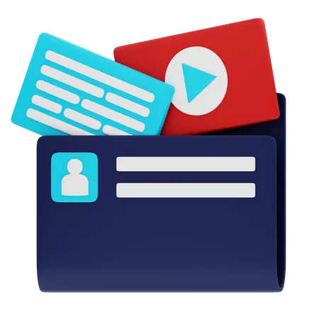 Online Video Presentation  3D Icon