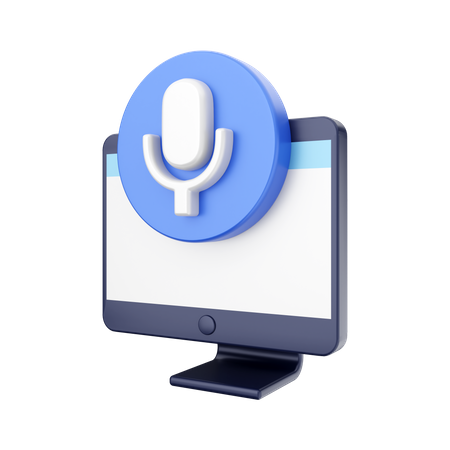 Online-Voice-Chat  3D Icon