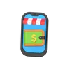 Online-Wallet-Funktion in Androiden.