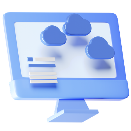 Online Weather  3D Icon