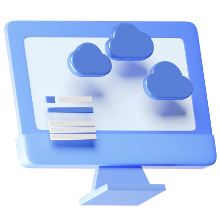 Online Weather  3D Icon