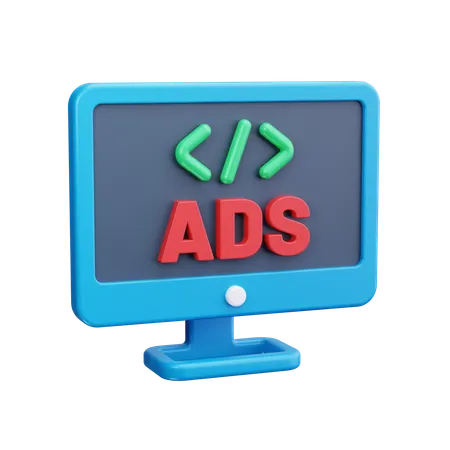 Onlinewerbung  3D Icon