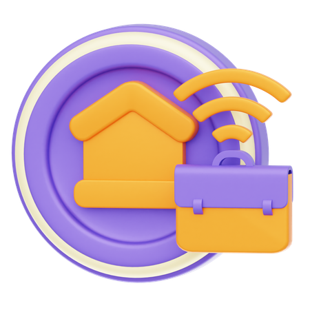 Online Work  3D Icon