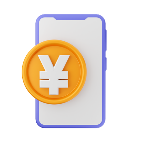 Online Yen  3D Icon