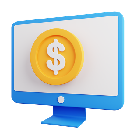 Onlinebezahlung  3D Icon