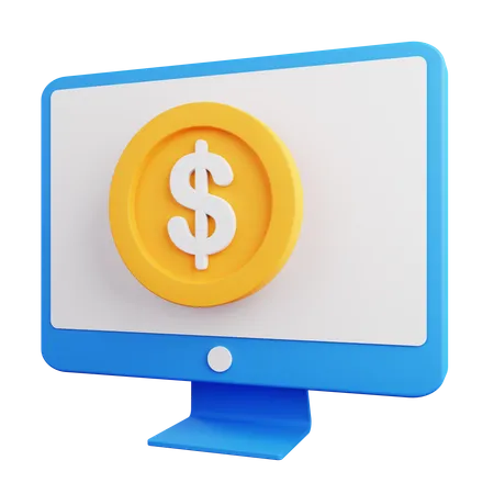 Onlinebezahlung  3D Icon