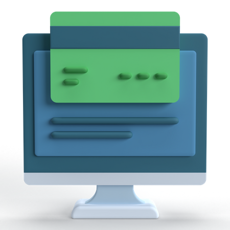 Onlinebezahlung  3D Icon