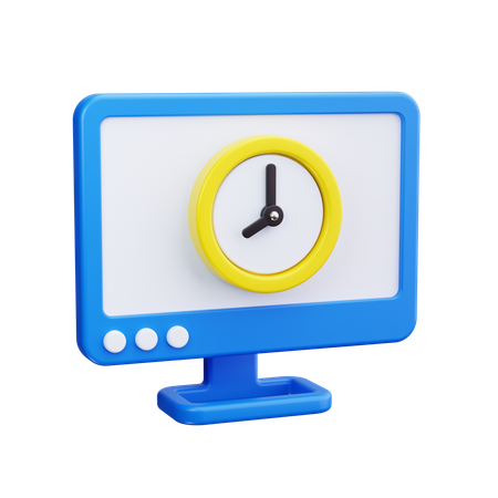 Onlinezeit  3D Icon