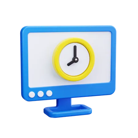 Onlinezeit  3D Icon