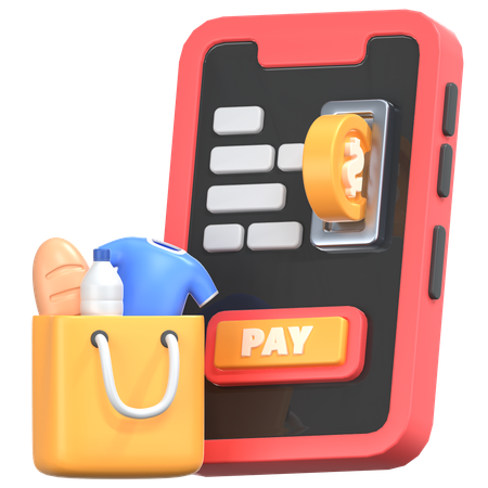 Onlinebezahlung  3D Icon