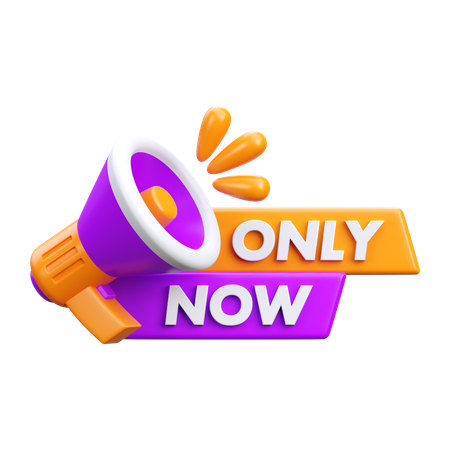Only Now  3D Icon