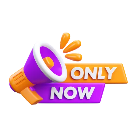 Only Now  3D Icon