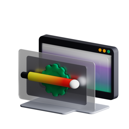 Opacity Slider  3D Icon