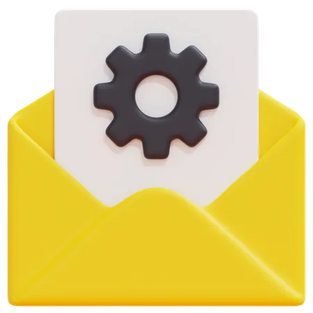 Opción de correo electrónico  3D Icon