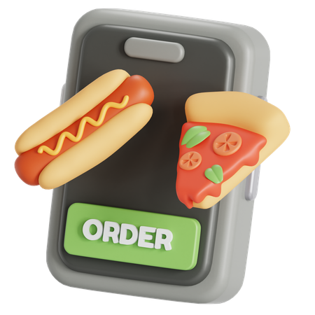 Opciones de comida  3D Icon