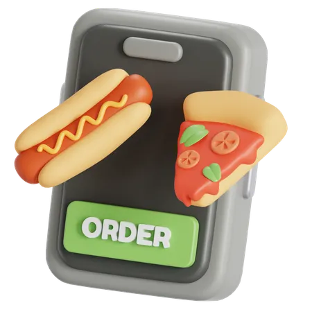 Opciones de comida  3D Icon