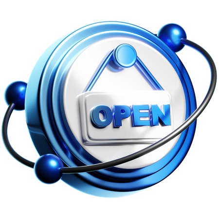 Open  3D Icon