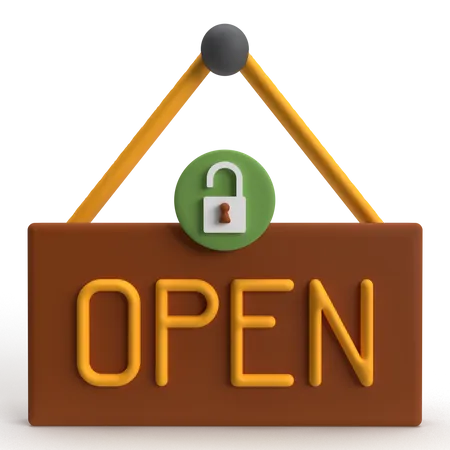 Open  3D Icon