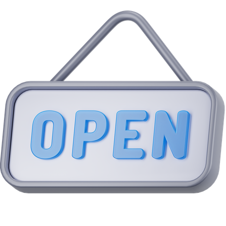 Open  3D Icon