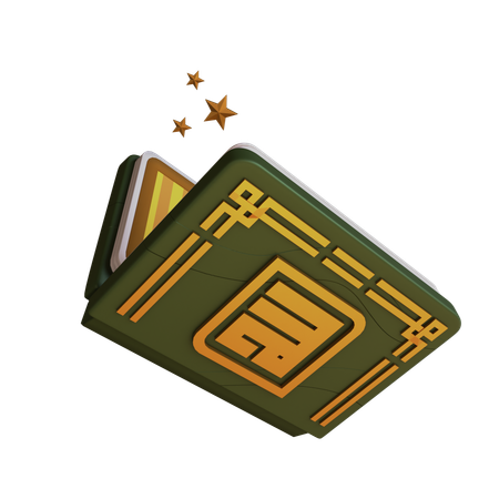 Open Al Quran Book  3D Icon