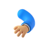 3d open arm emoji