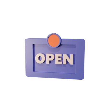 Open Board  3D Icon