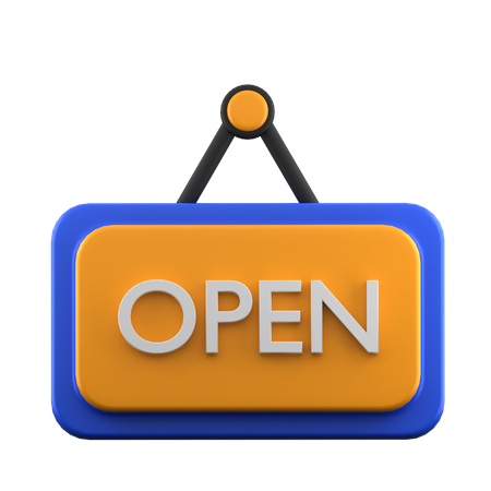 Open Board  3D Icon