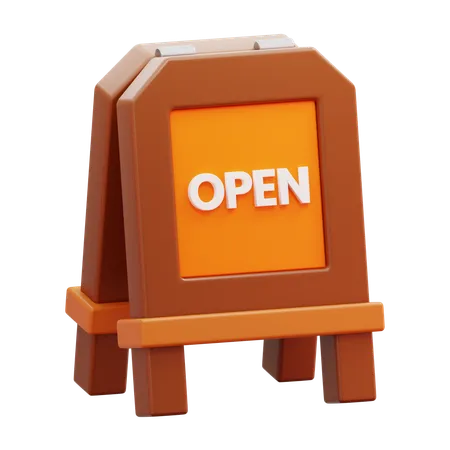 Open Board  3D Icon