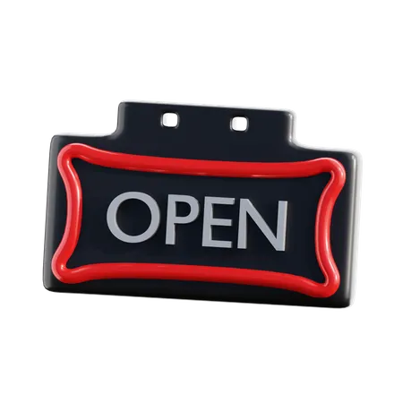 Open board  3D Icon