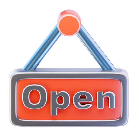 Open Board  3D Icon