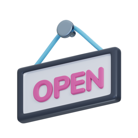 Open Board  3D Icon