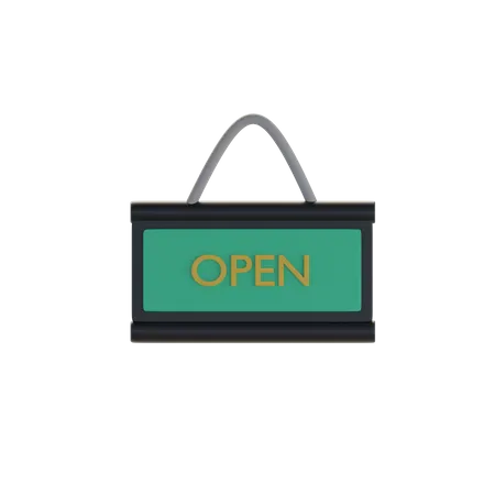 Open board  3D Icon