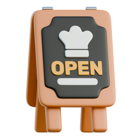 Open Board  3D Icon