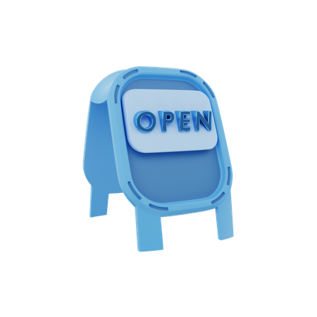 Open Board  3D Icon