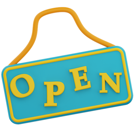 Open board  3D Icon