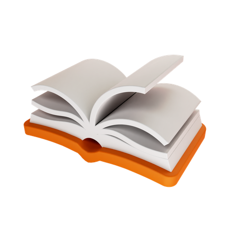 Open book  3D Icon