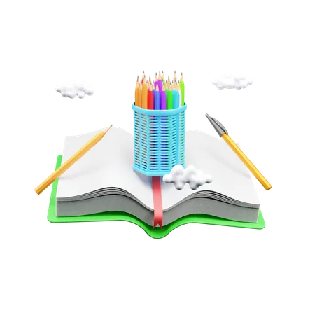 Open Book  3D Icon