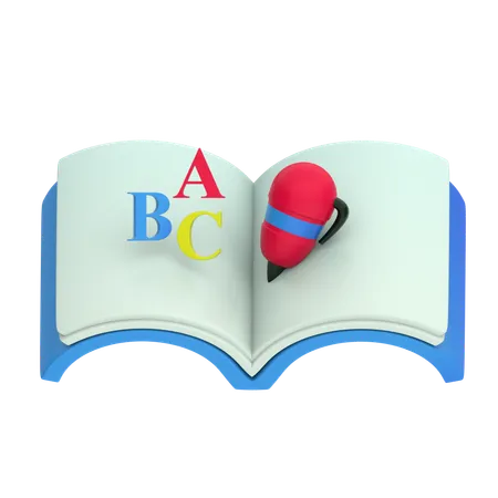 Open book  3D Icon