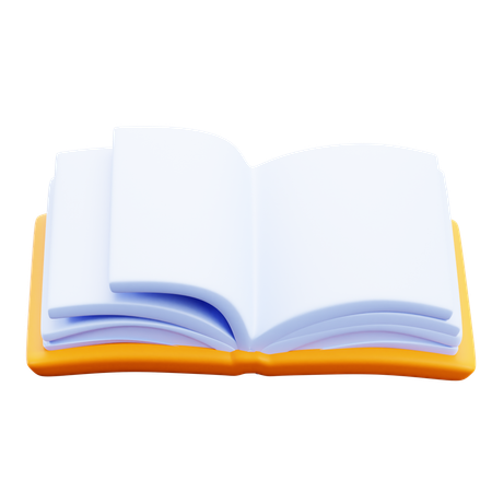 Open Book  3D Icon