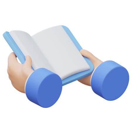 開いた本  3D Icon