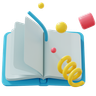 open-book 3d logos