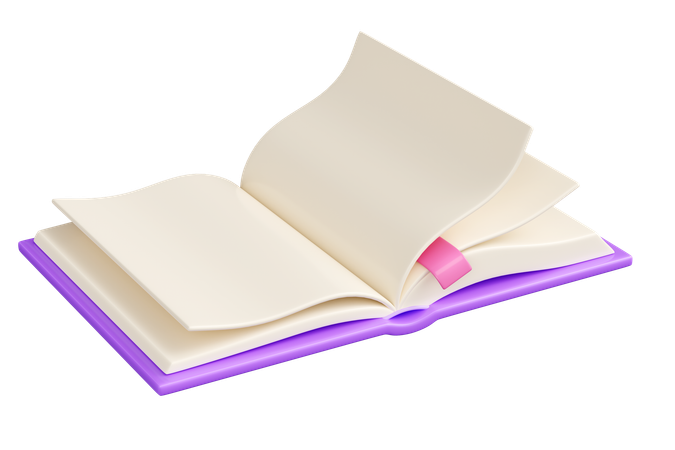 Open Book  3D Icon