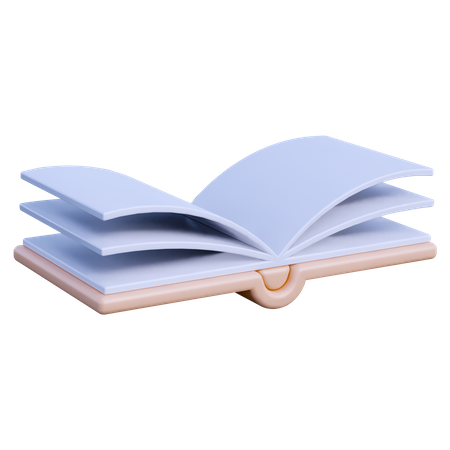 Open Book  3D Icon