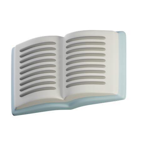 Open Book  3D Icon