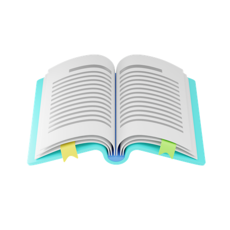 Open Book  3D Icon