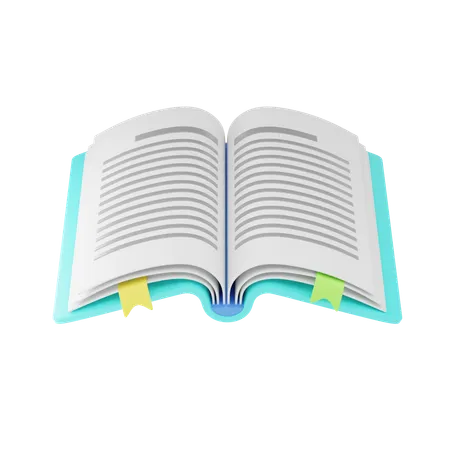 Open Book  3D Icon