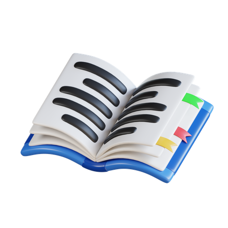 Open Book  3D Icon