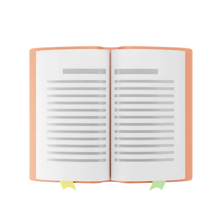 Open Book  3D Icon